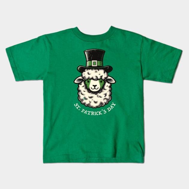 Sheep - St. Patrick's Day Kids T-Shirt by ANSAN